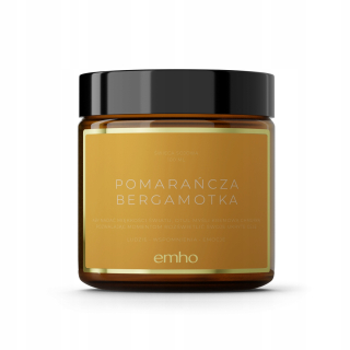 Scéna Sviečka sójová oranžová Bergamot Emho 1 PC.