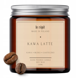 Scéna sviečka sójová káva latte le répit 1 pc.
