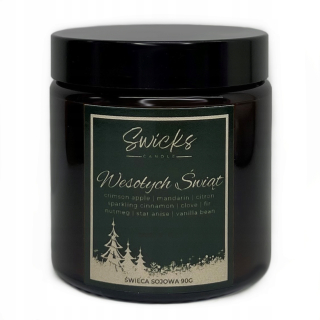 Sójová vonná sviečka Swicks Christmas Scent