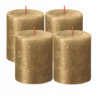 Bolsius 4 PCSCASE -DEFRET DECORATÍVNÁ SABLA.