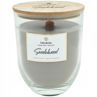Parafínové sviečky Sandalwood Treewick 1 ks.