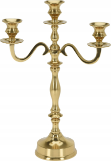Svietník na stôl - Zbierka Candelabr House Styling Collection Candlestick 39 cm 3 sviečky