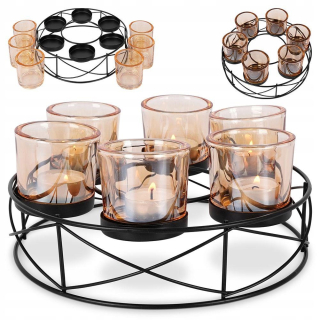 Svietník na stôl - Tealightty Home Styling Collection Collect Candlestick 9 cm 4 sviečky