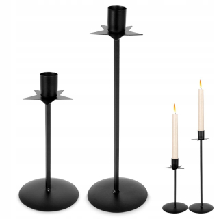 Svietník na stôl - Svietnik Home Styling Collection 28 cm 2 sviečky