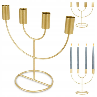 Svietník na stôl - Candelabr Home Candlestick Styling Collection 22 cm 4 sviečky