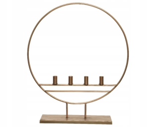 Svietník na stôl - Kaemingk Candlestick 76 cm
