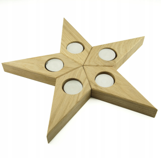 Svietník na stôl - Tealightty qba Design 3 cm 5 sviečky