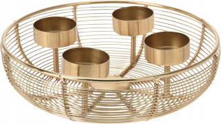 Svietník na stôl - Svietnik na čajovú sviečku Home & Styling 6 cm 4 sviečky