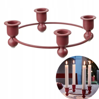Svietník na stôl - Kovová ikea svietnik 5 cm