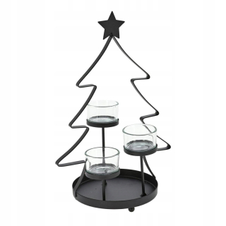 Svietník na stôl - Sviečka Tealightty Vilde 29 cm 3 sviečky