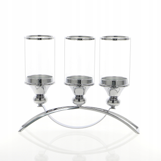 Svietník na stôl - Candelab Candlestick Messa Home Inspection 30,5 cm 3 sviečky