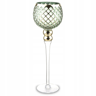 Svietník na stôl - Tealightry Bolove Candlestick 40 cm 1 sviečky