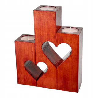Svietník na stôl - Tealightly Elitsoft Candlestick 20 cm 3 sviečky