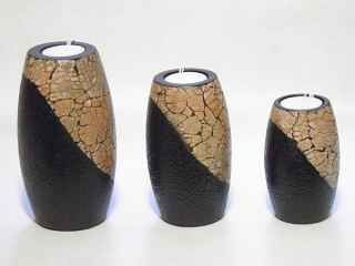 Svietník na stôl - Tealightty Mark4style Candlestick 16 cm 3 sviečky