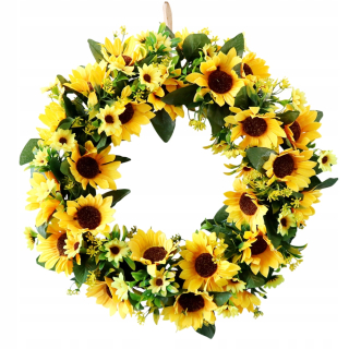 Veniec na dvere - Sunflower simulácia Závesné Flower Garland