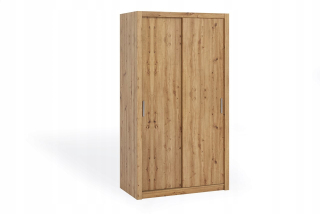 Posuvná šatníka so zrkadlom 120 Bono Oak Artisan