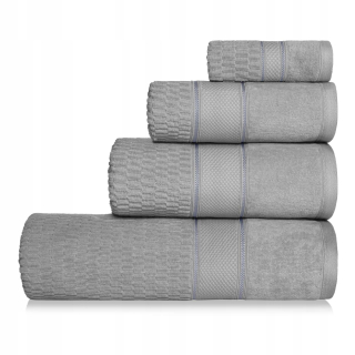Gray Velor uterák 100x150 Peru bavlna