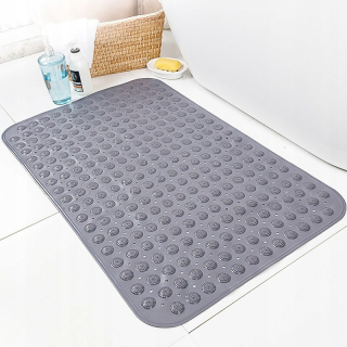 Šedý štýl 45cmx78cm kúpeľňa matný anti -slip rohož