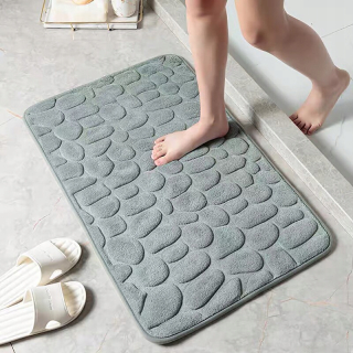 Šedý štýl 50x80cm Gret Anti -Slip Mat do uhla