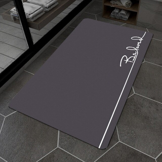 Šedý štýl 50x80cm rohož z diatomaceóznej vane
