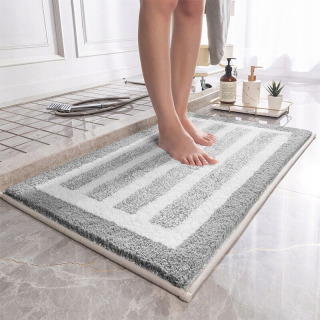 Šedý štýl 50x80cm Modern non -slip Mat