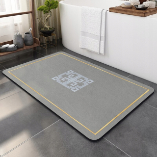 Šedý štýl 50 cm x 80 cm Nordic diatom blato bahna