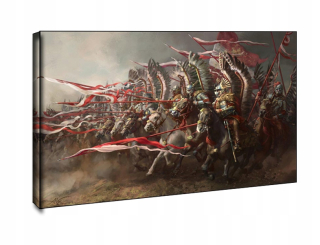 Hussar's Charge - Canvas Painting 120x90 cm