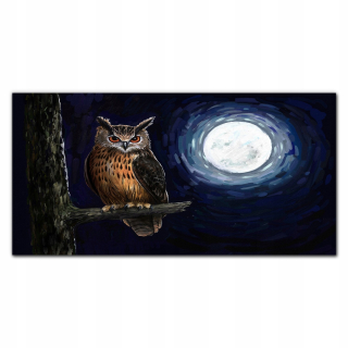 Pobočka skleneného stromu vetva sov Night Moon 140x70