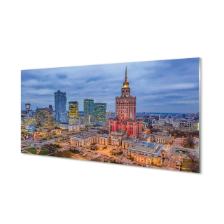Grafika skla Varšava Panorama 140x70 cm