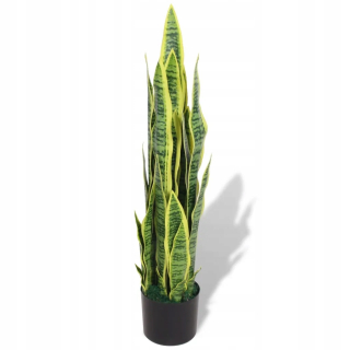 Umelý kvet sansewieria s hrncom 90 cm