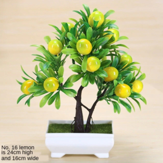 Umelý bonsai citrónovníka na darček