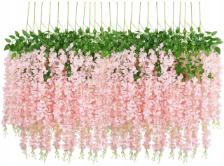 Umelé vistérie vistérie glycinia 110 cm 12 ks