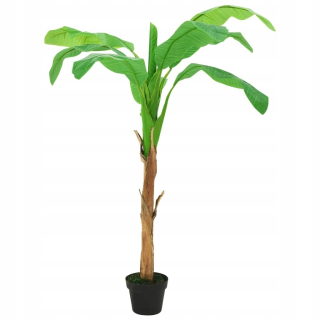 Umelý banánový strom s hrncom, 165 cm, zelená