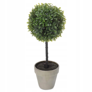Umelý krušpán kula šedá pot __________