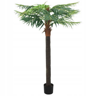Umelý dátum v hrnci, 215 cm, zelená