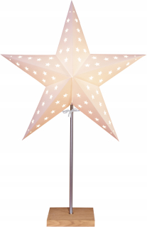 Svietník, lampáš - Švédska hviezda Standing Leo 43 cm v priemere
