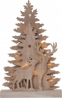 Svietník na stôl - Švédska fauna viedla svietnik 44 cm