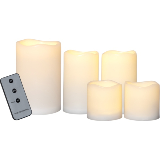 LED sviečka hviezda Trading 5 ks.
