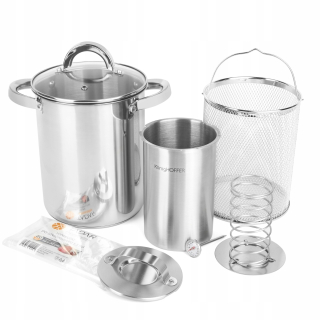 Hrniec na šunku - Ham 1,5 kg teplomer hrniec filter 4 l tašky