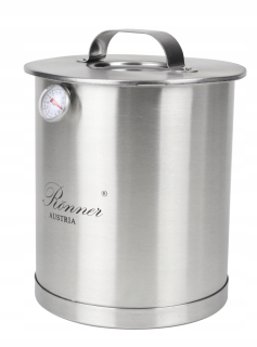 Hrniec na šunku - Háčik 2,5l Steel teplomer TW59 sáčkov