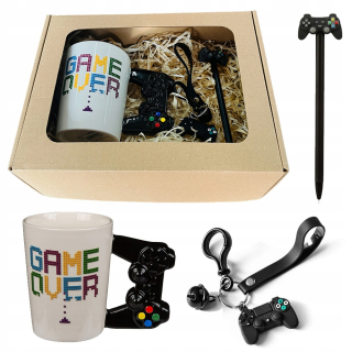 Gadget - GAMING SET hrnček kľúčenka pero DARČEK k narodeninám chlapca 5-99