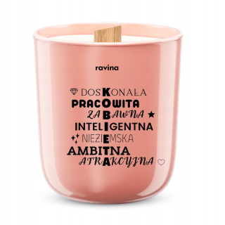 Sviečka - Mademoiselle Ravina sójová vonná sviečka, 1 ks.