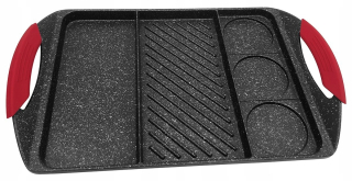 Panvica - Zásobník Grill tanier Grill 3v1 Indukčné Large 1420