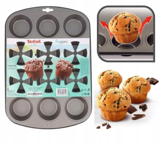 Muffínový voľný dexxer pečenie pečenie muffin muffiny 27 x 35 cm priemer 4,5 cm
