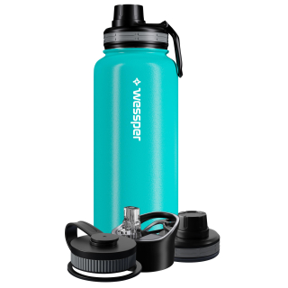 Termoska, termonádoba - Wessper ActiveMax Steeline termoska na nápoje, 1 l, odtiene modrej