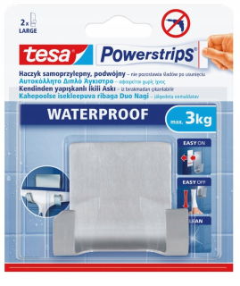 Vešiak - Tesa 59710-00004-00 Vodotesný háčik, kov, 3 kg