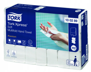 Papierové uteráky - Tork Xpress listy papierových utierok x 1 ks.