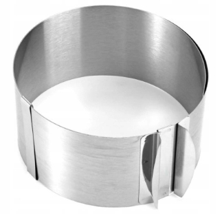 Plech, forma na pečenie - Okrúhly pekáč, NASTAVITEĽNÝ okraj, 12CM MTSidea