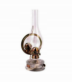 Lampáš, svietník - TRADIČNÁ OLEJOVÁ lampa so ZRKADLOM 11 '36cm