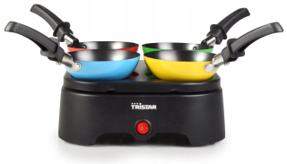 Wok panvica - Tristar Electric Mini Wok 4 Farebná Patels -%
